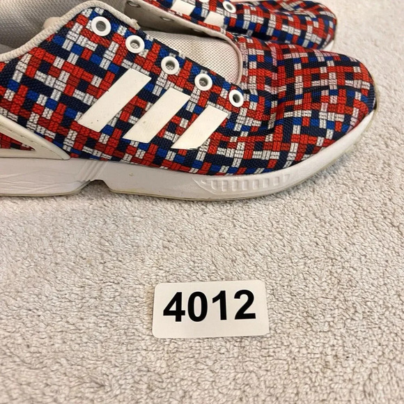 Adidas Men's Athletic Torsion ZX Flux Running Shoes 6.5 Blue Red USA America - Picture 2 of 12